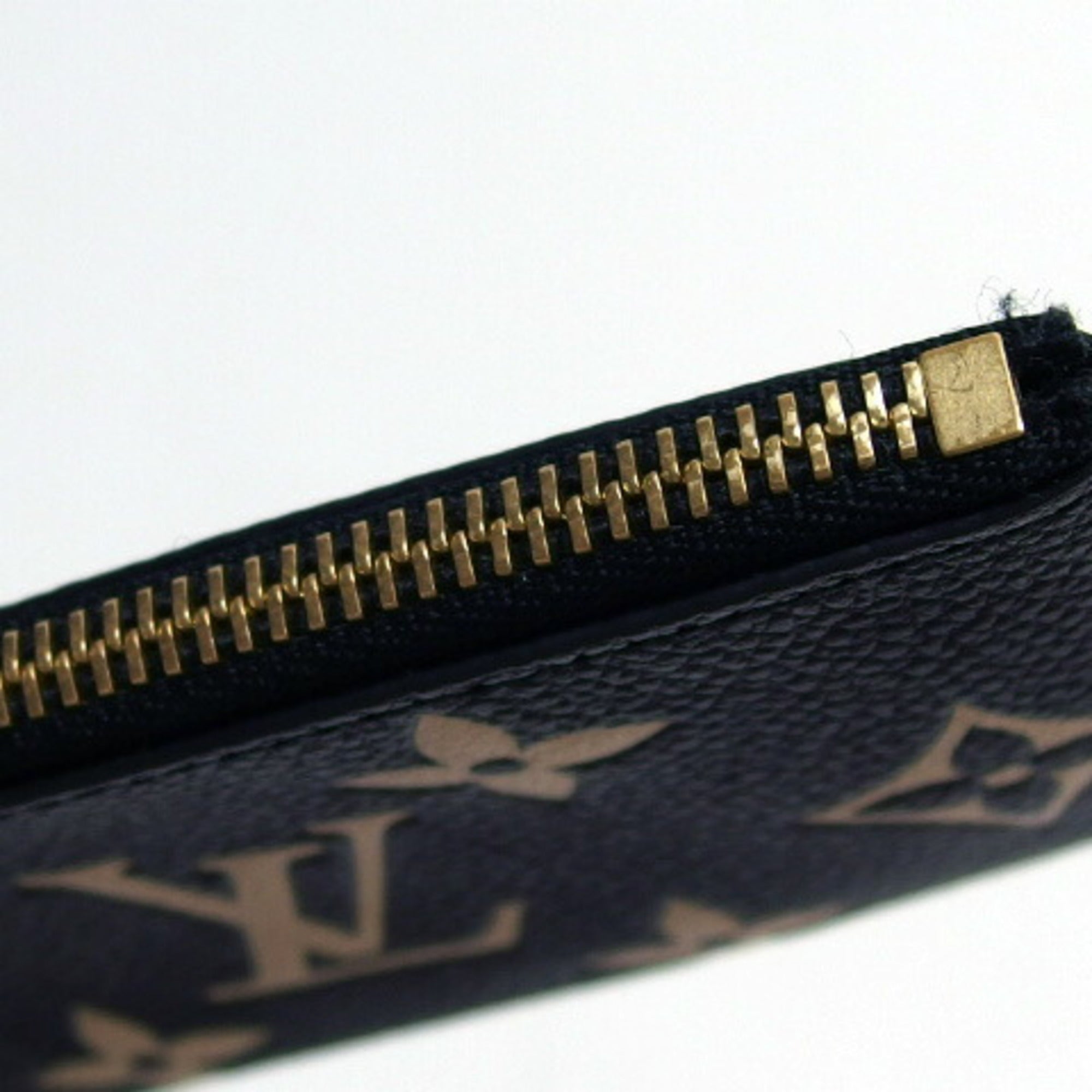 Louis Vuitton Monogram Empreinte Beige Bicolor Black Monogram Noir Monogram Empreinte Coin Purse/Coin Case