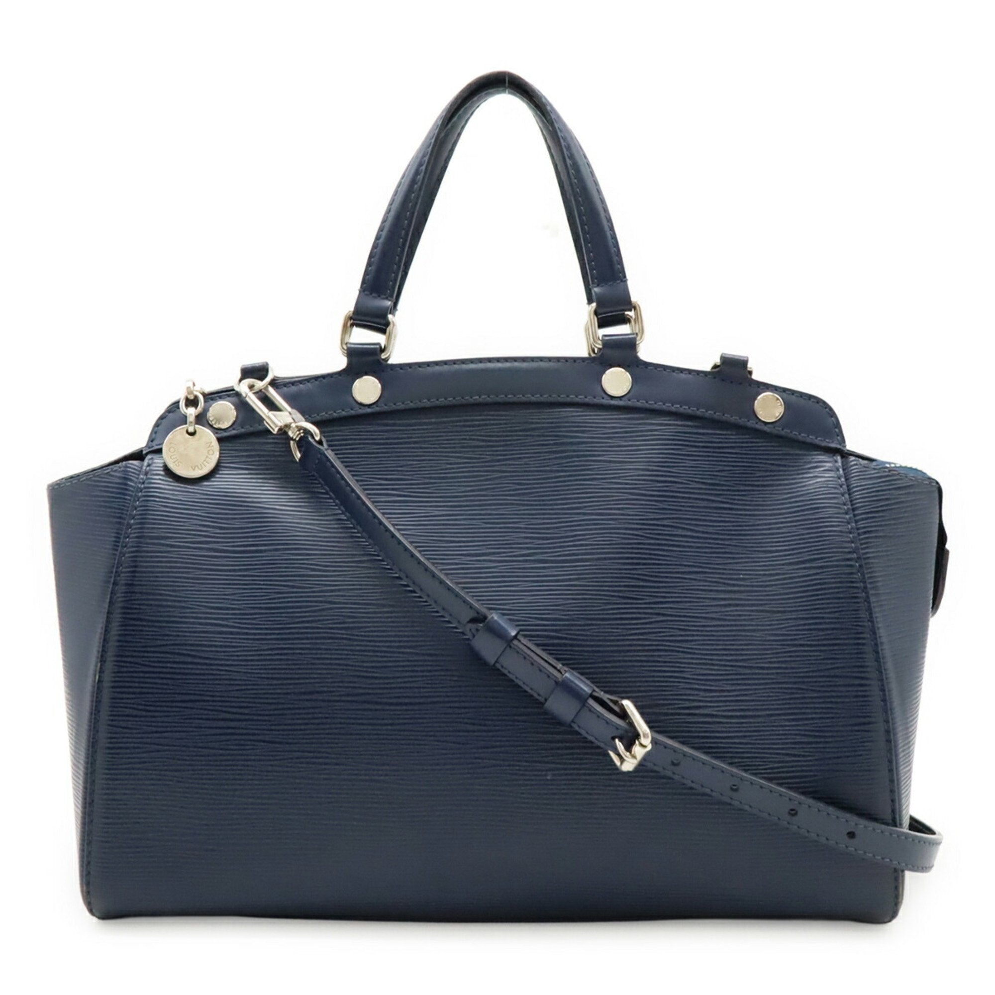 Louis Vuitton Indigo Epi Leather Handbag Shoulder Bag Tote Bag
