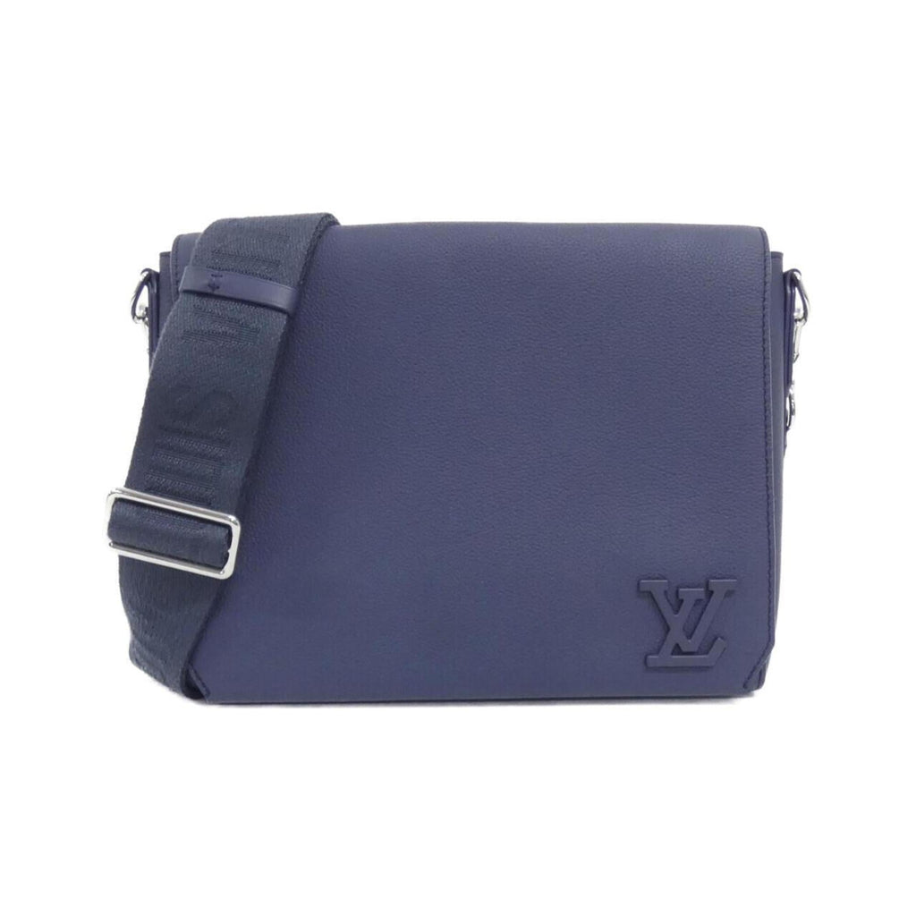 Louis Vuitton Ancre Leather Messenger Bag Shoulder Bag