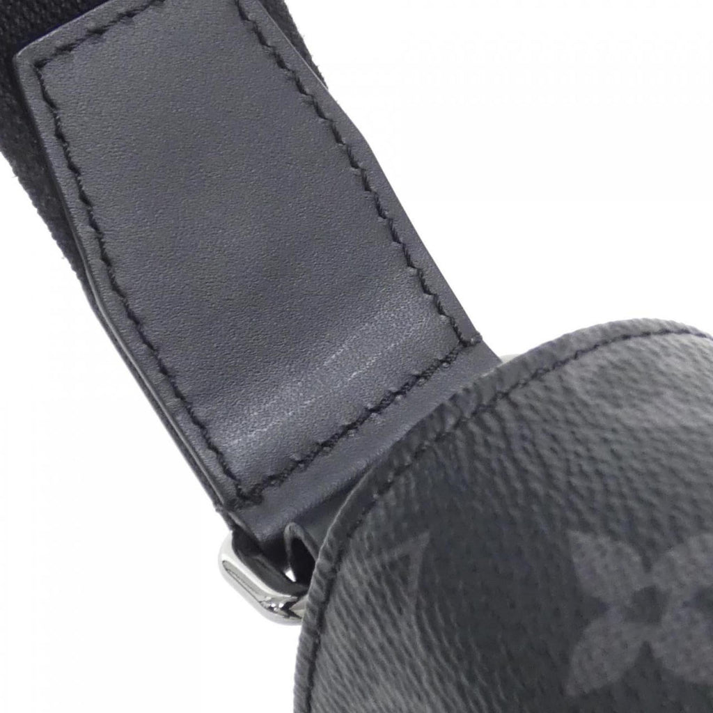 Louis Vuitton Black Coated Canvas Shoulder Bag