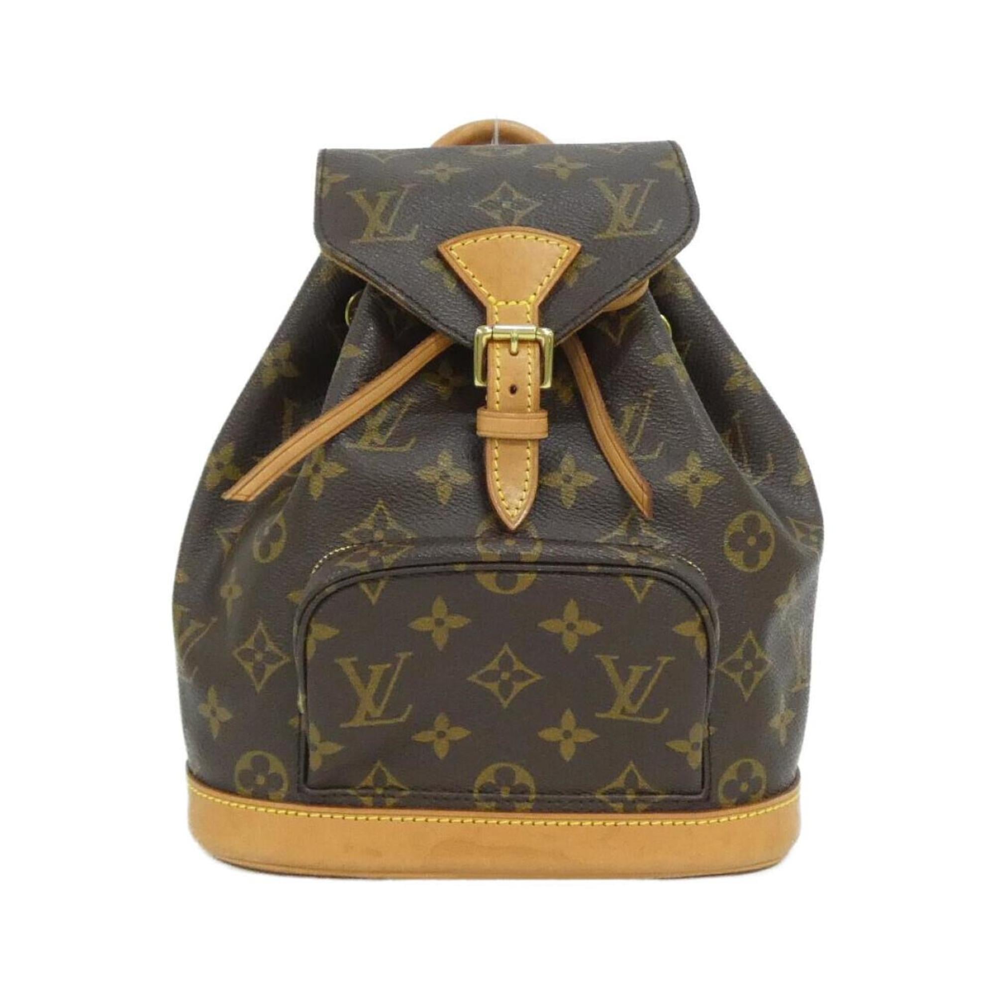 Louis Vuitton Marron Coated Canvas Backpack