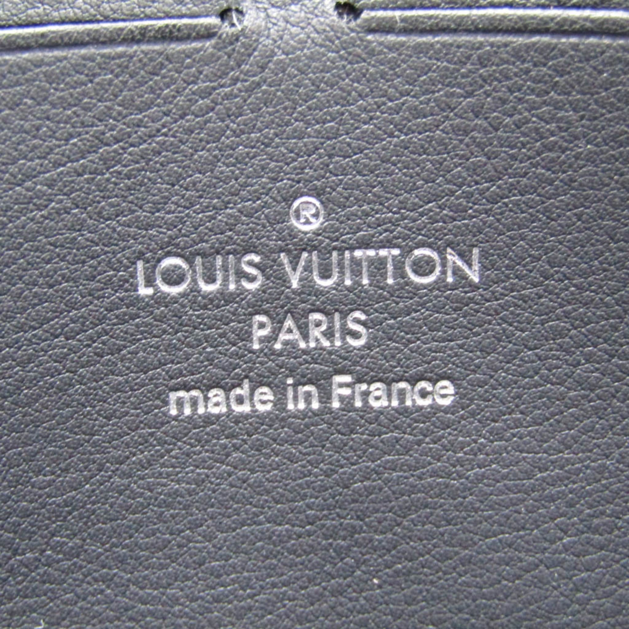 Louis Vuitton Mahina Noir Mahina Leather Long Wallet