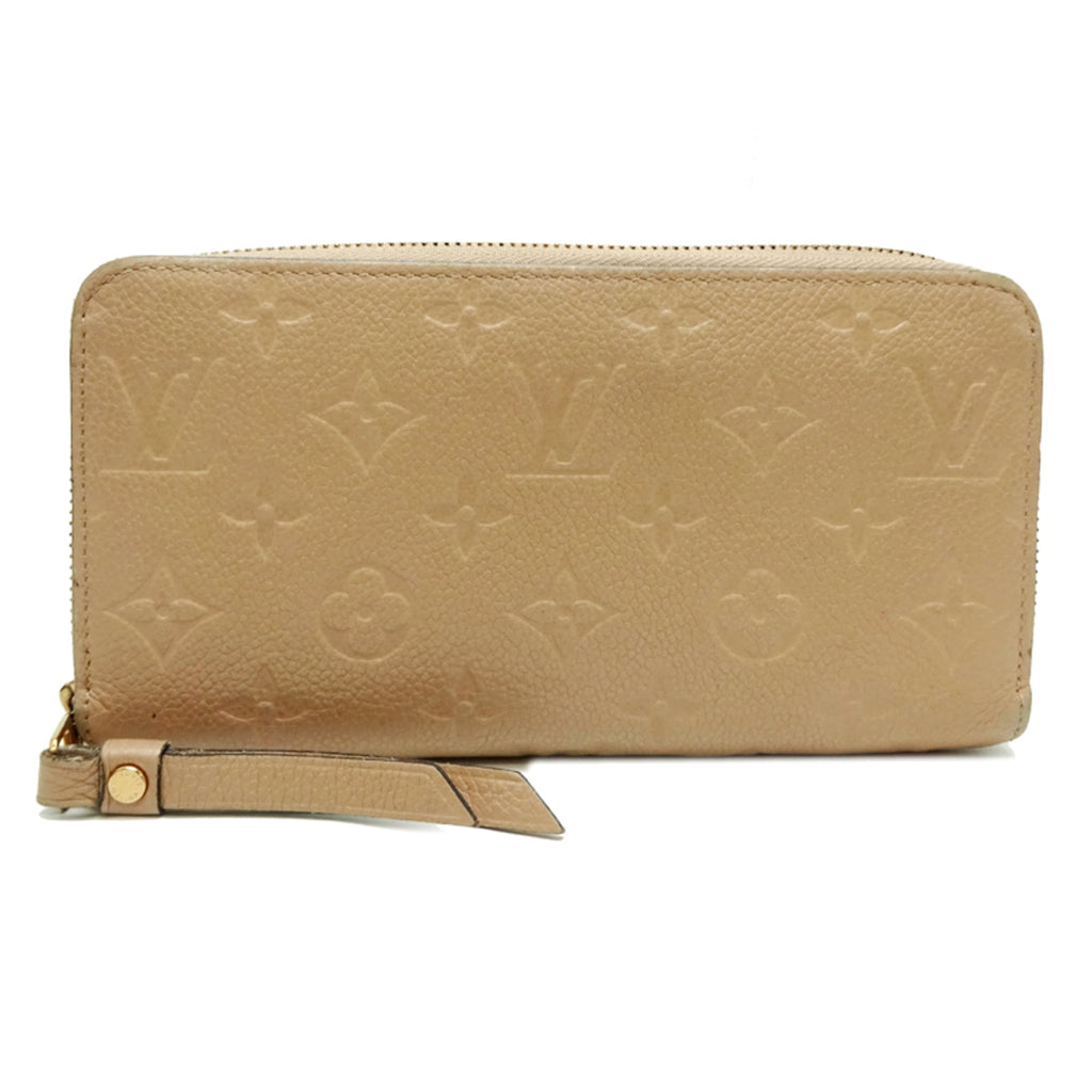 Louis Vuitton Beige Monogram Empreinte Long Wallet