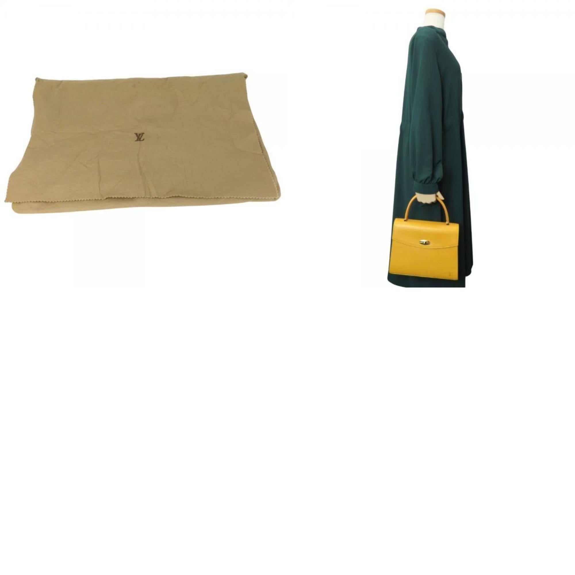 Louis Vuitton Epi Yellow Epi Leather Handbag