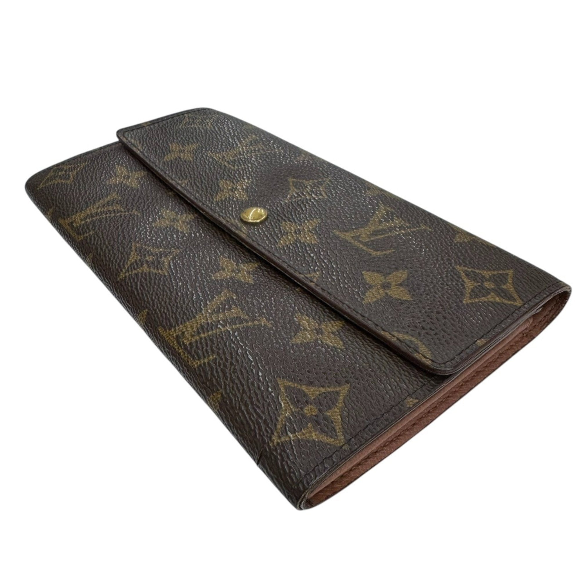 Louis Vuitton Brown Monogram Long Wallet