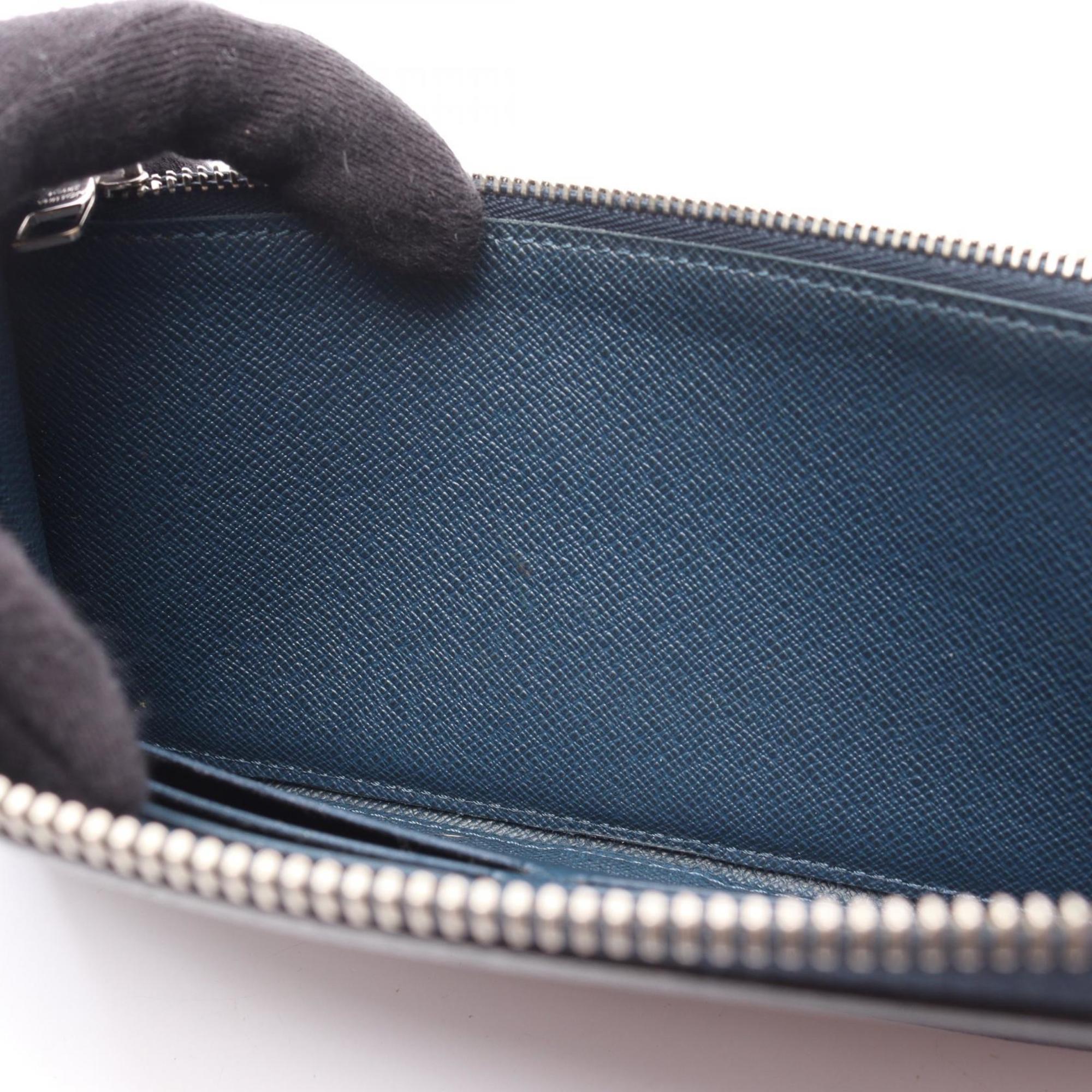 Louis Vuitton Navy Ocean Taiga Leather Long Wallet
