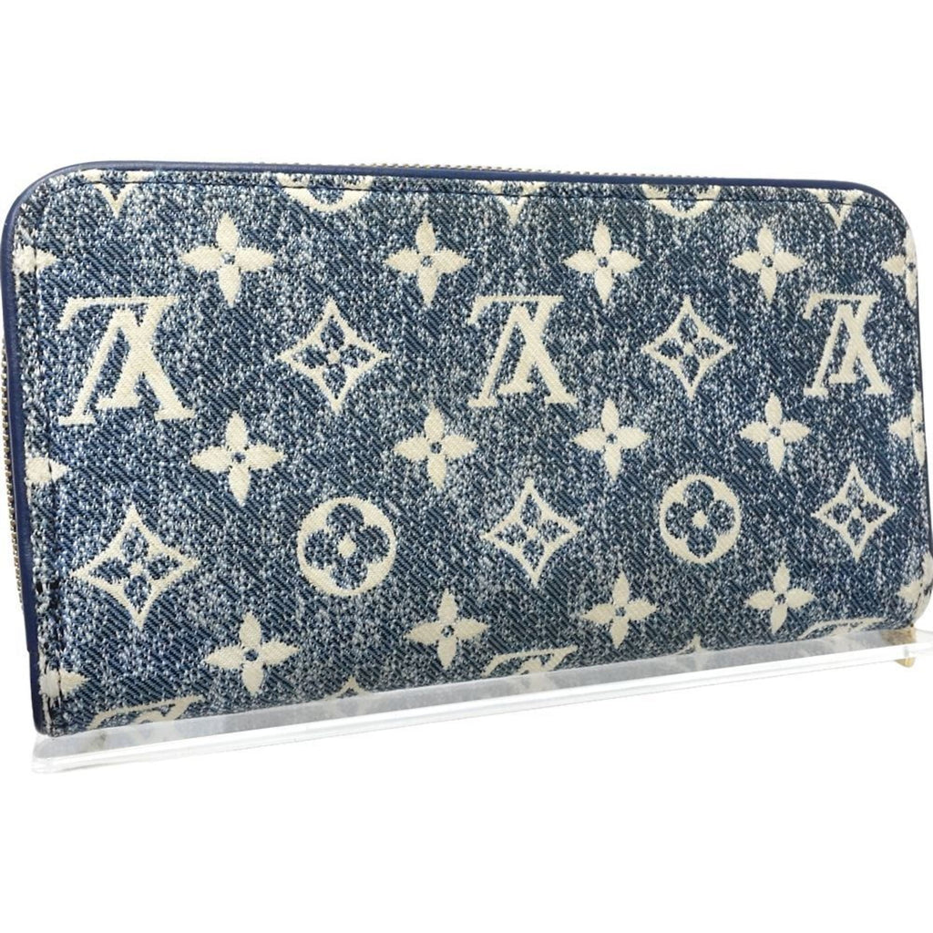 Louis Vuitton Monogram Blue Canvas Long Wallet