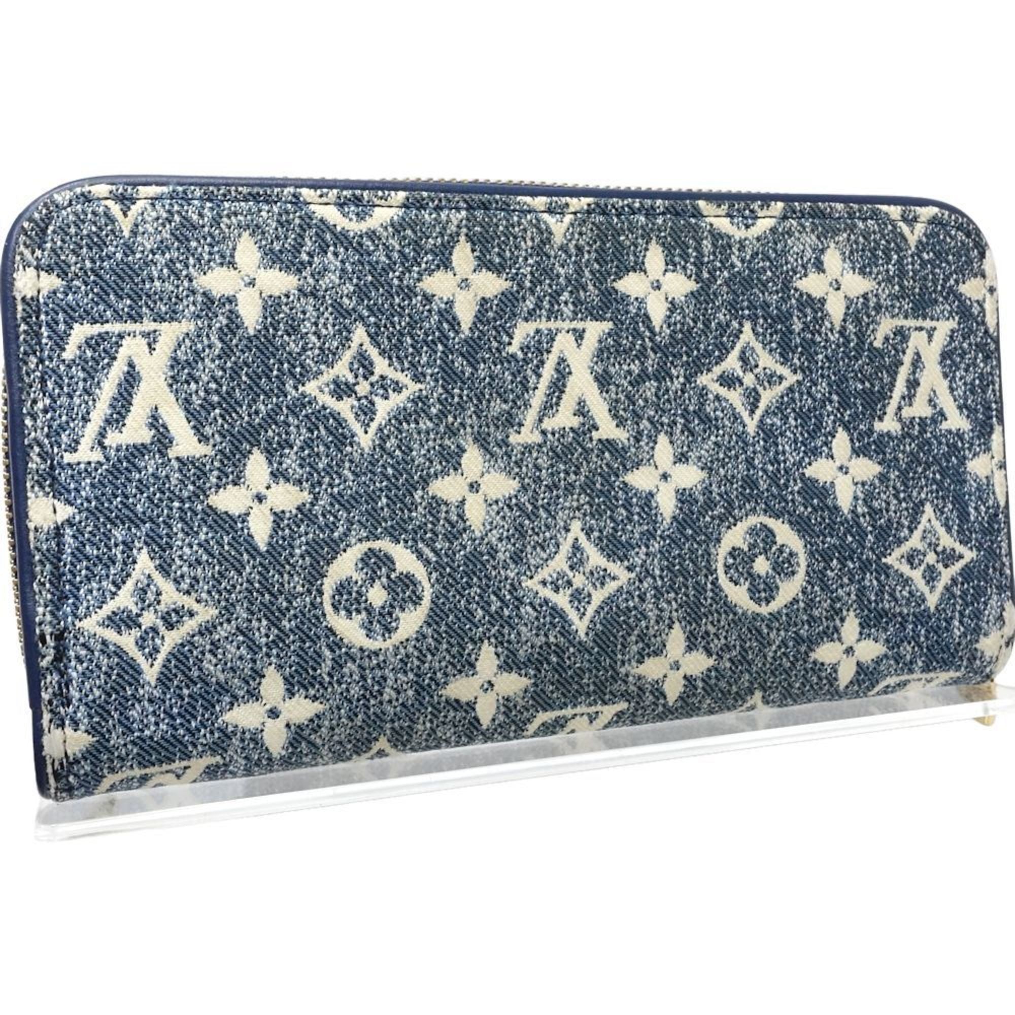 Louis Vuitton Monogram Blue Canvas Long Wallet