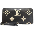 Louis Vuitton Beige Black Monogram Long Wallet