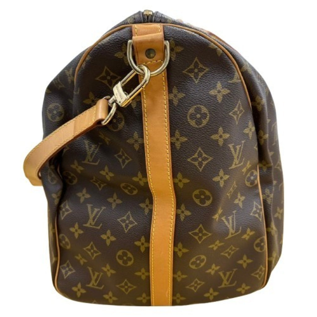 Louis Vuitton Monogram Brown Pvc Leather Boston Bag