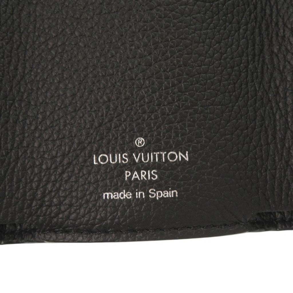 Louis Vuitton Black Noir Leather Wallet (Tri-Fold)