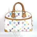 Louis Vuitton Multi-Color White Monogram Multicolore Canvas Boston Bag Handbag