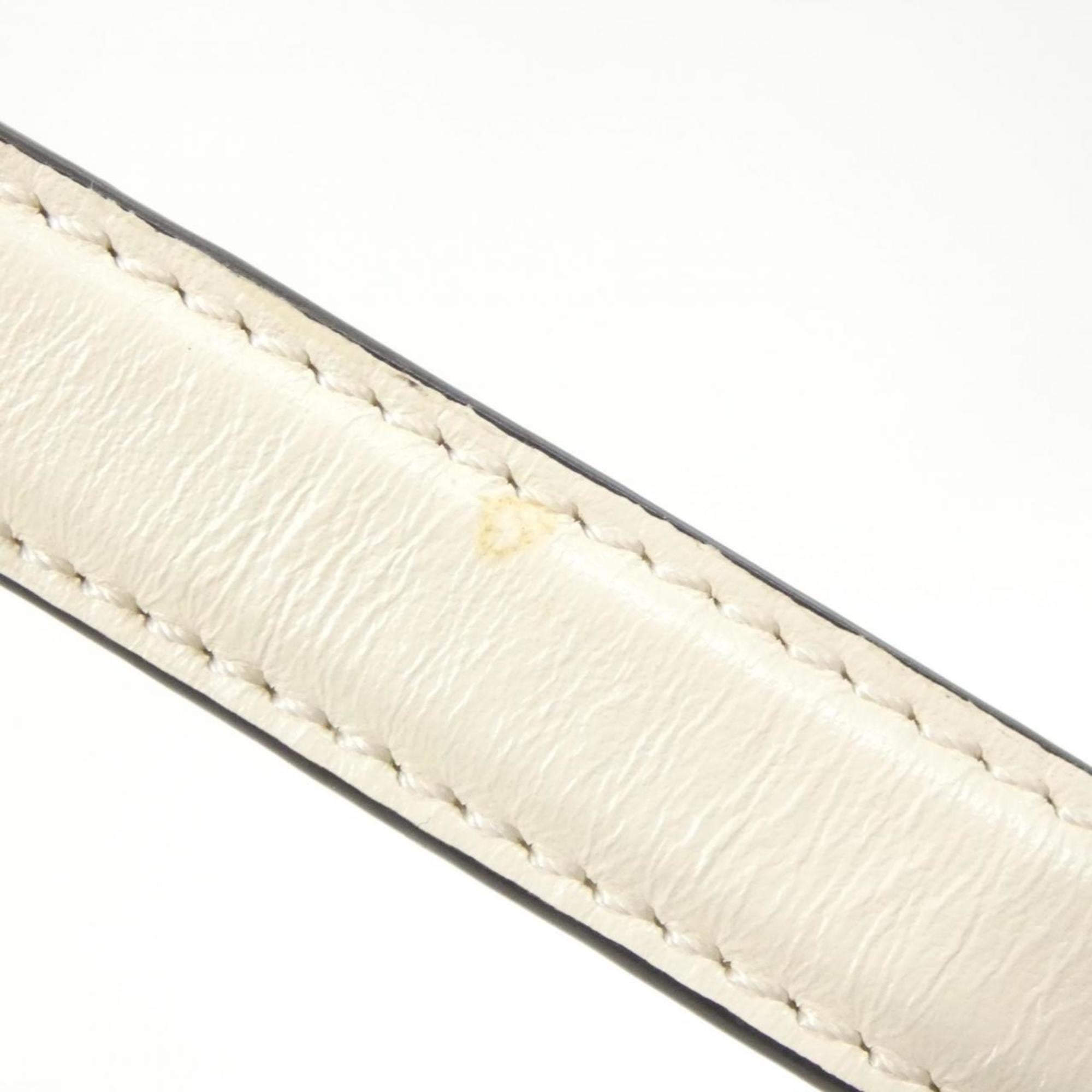 Louis Vuitton Cream Leather Shoulder Bag