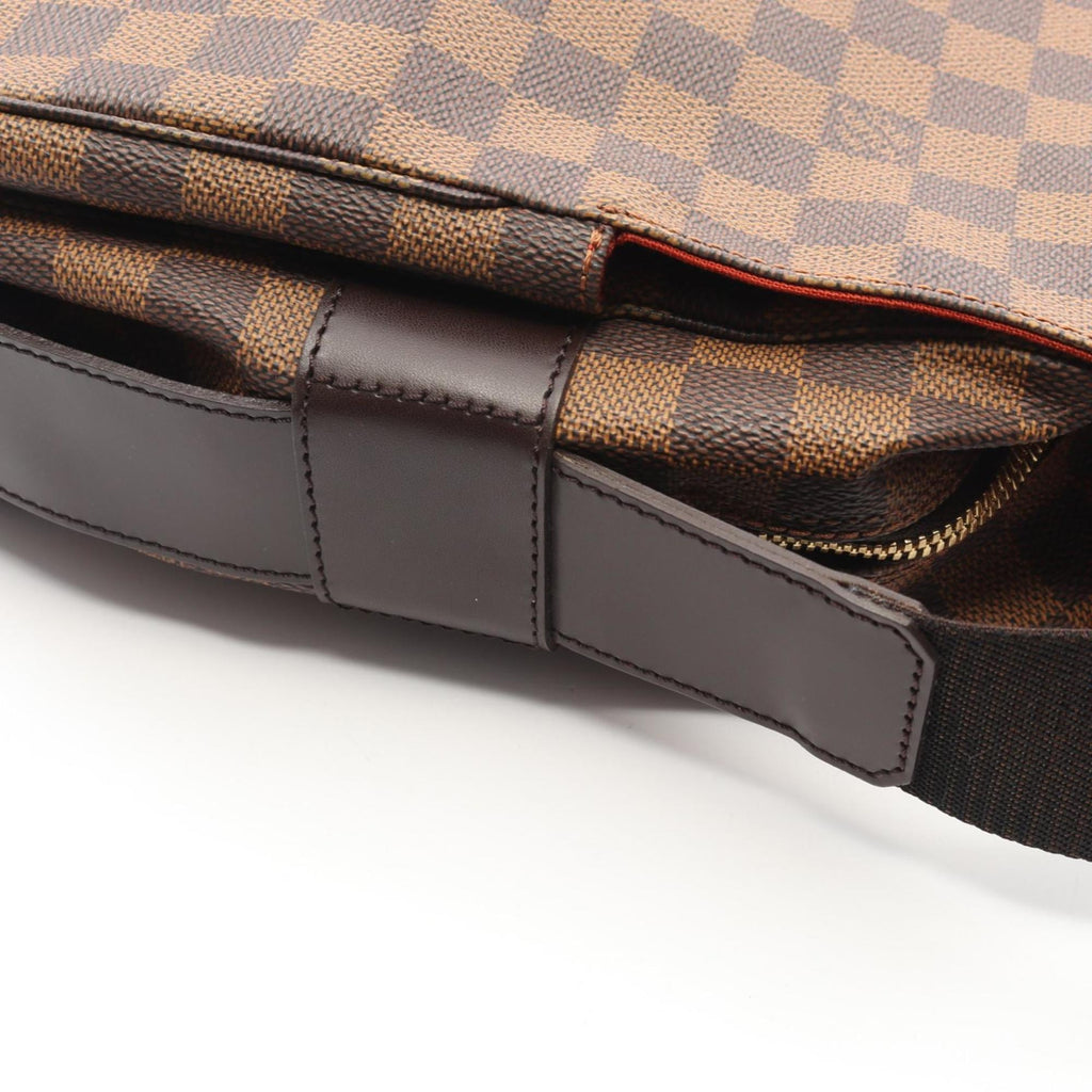 Louis Vuitton Damier Brown Ebene Coated Canvas Leather Shoulder Bag