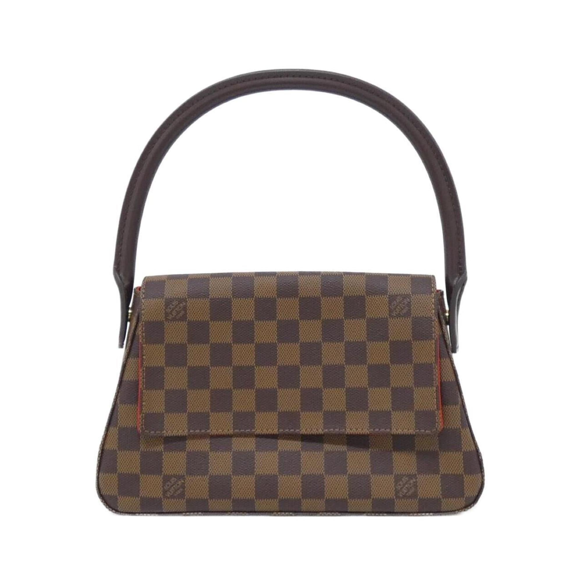 Louis Vuitton Brown Coated Canvas Shoulder Bag