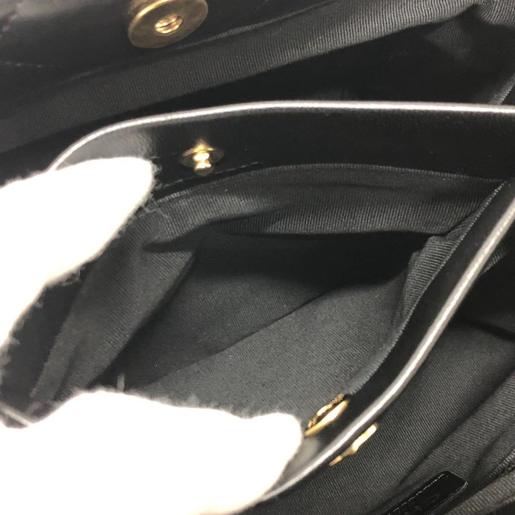 Chanel Black Leather Shoulder Bag