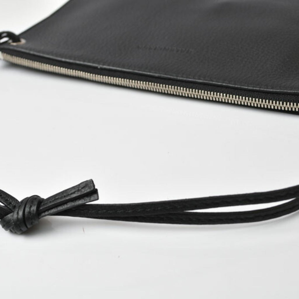 Balenciaga Black Leather Pouch