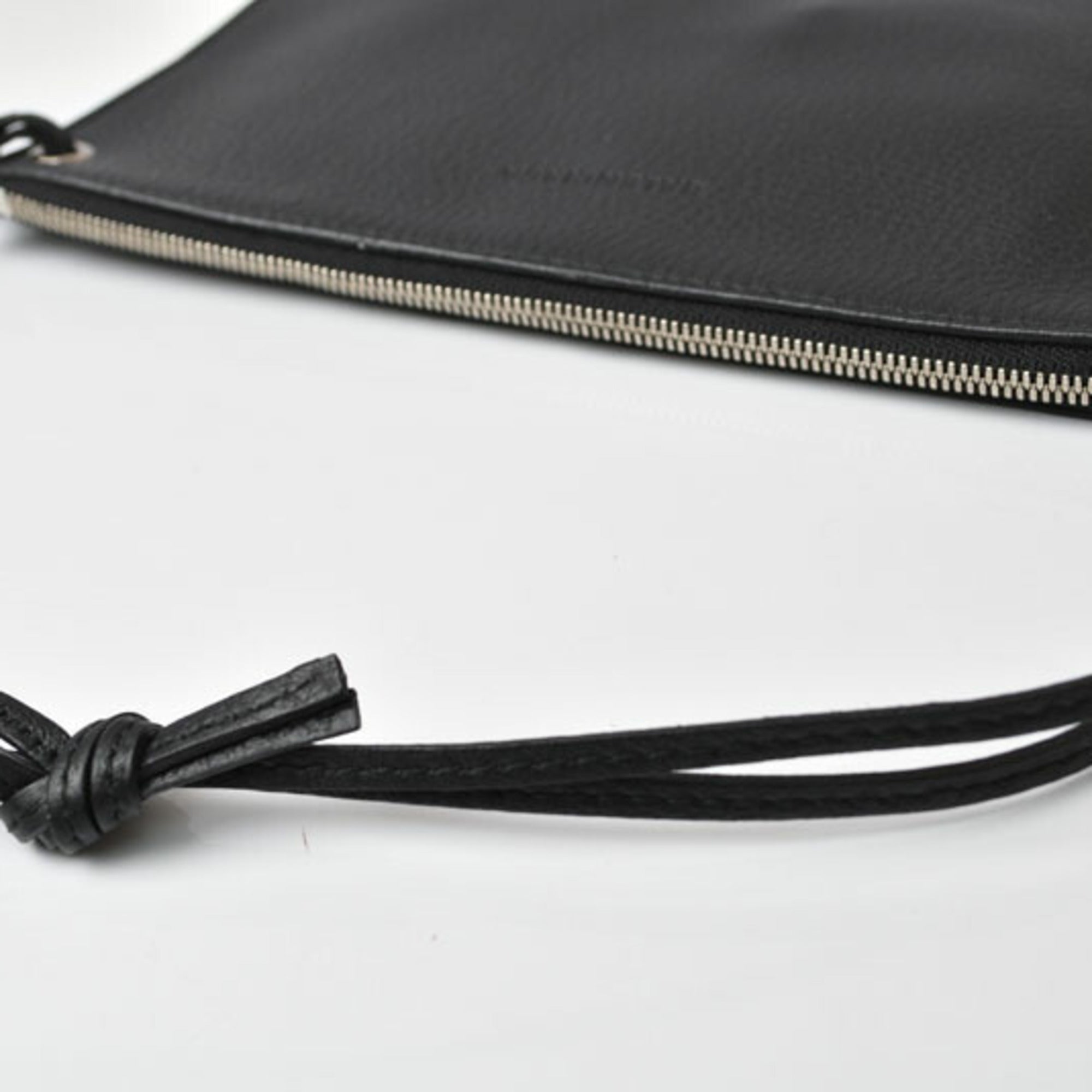 Balenciaga Black Leather Pouch