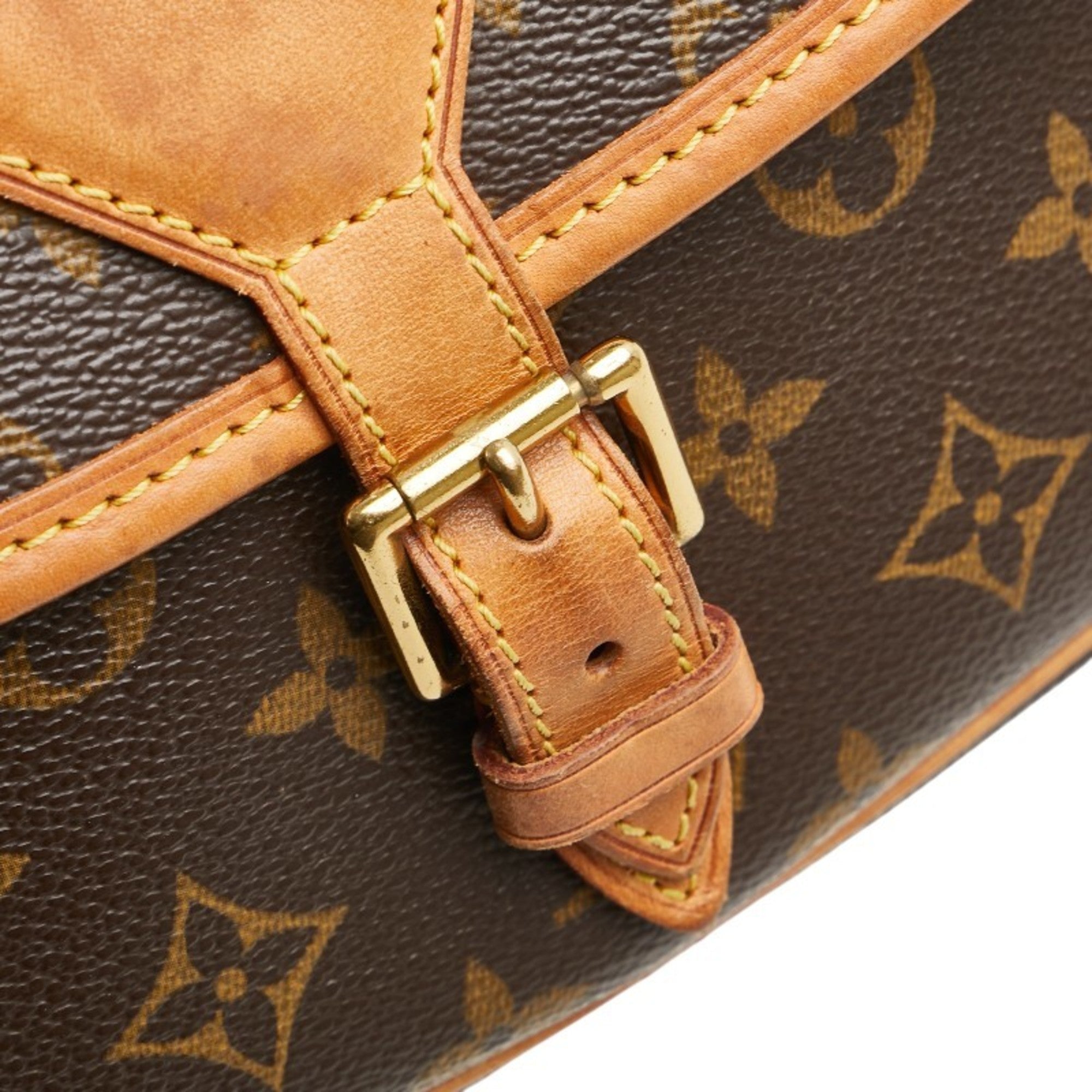 Louis Vuitton Monogram Brown Pvc Leather Shoulder Bag