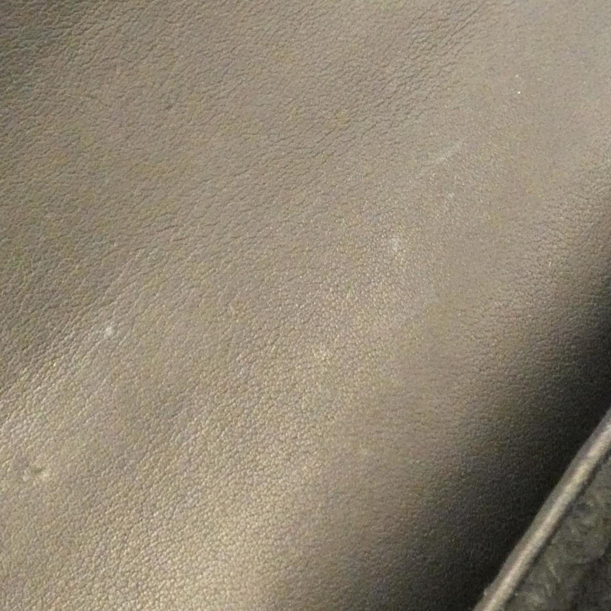 Louis Vuitton Black Leather Pochette Shoulder Bag