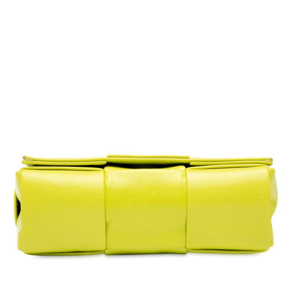 Bottega Veneta Light Green Leather Shoulder Bag