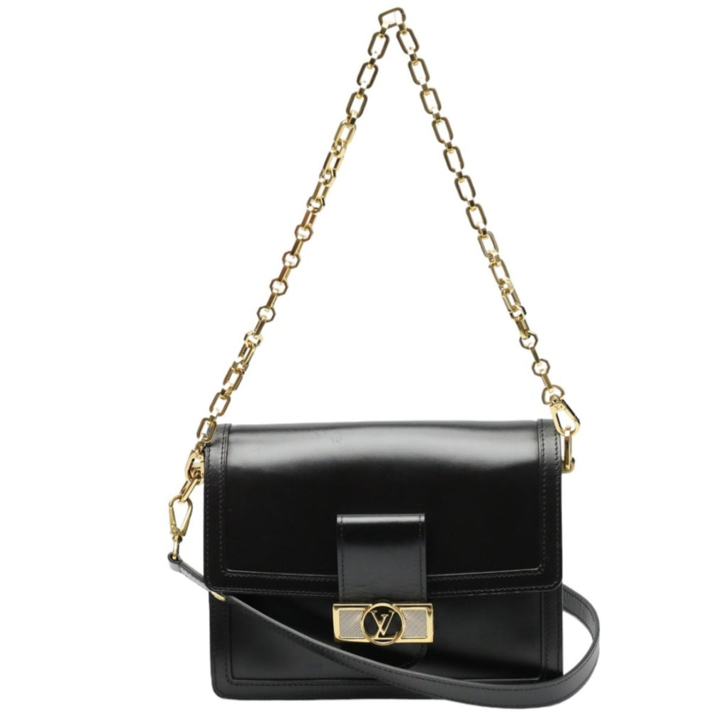 Louis Vuitton Black Noir Leather Shoulder Bag