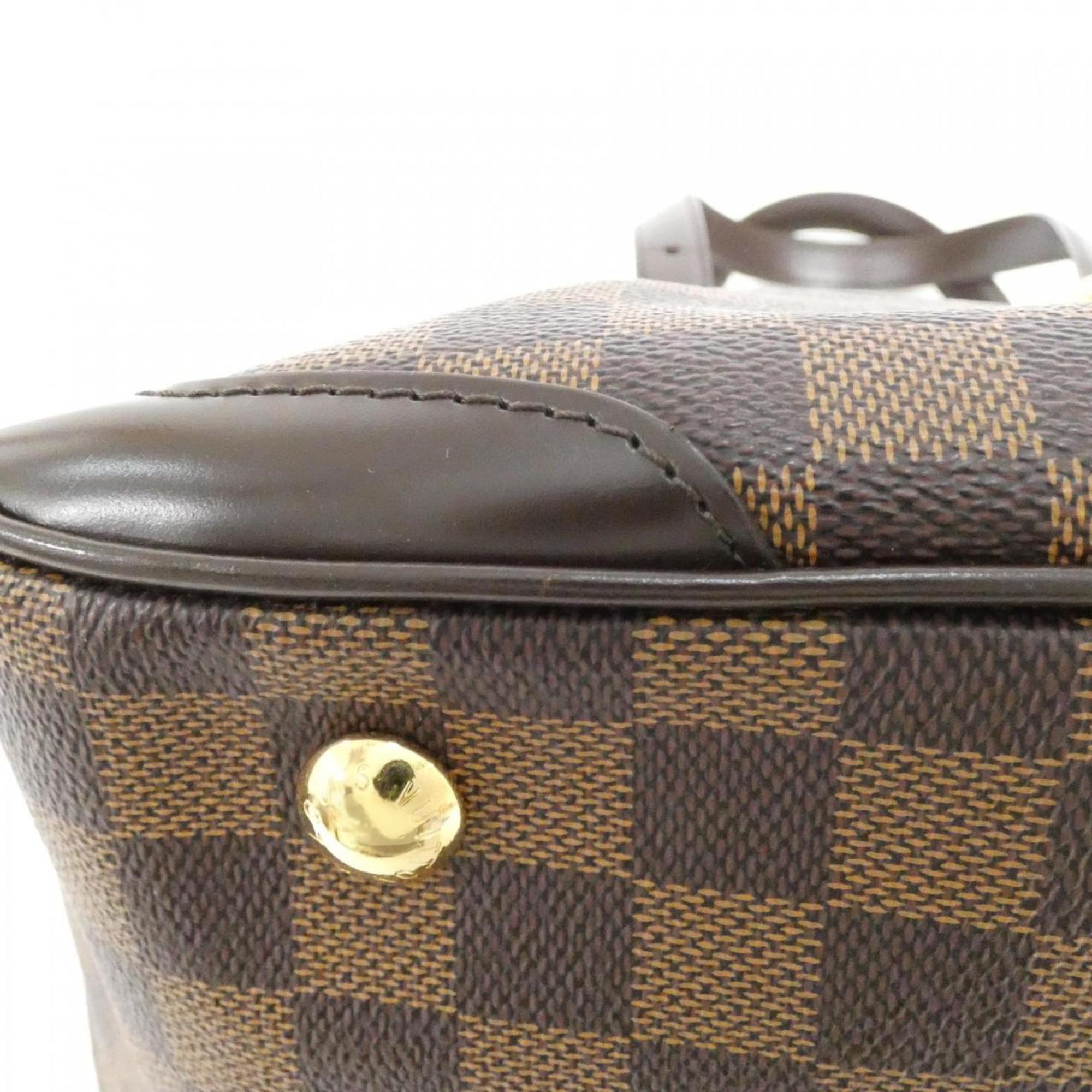 Louis Vuitton Brown Coated Canvas Shoulder Bag