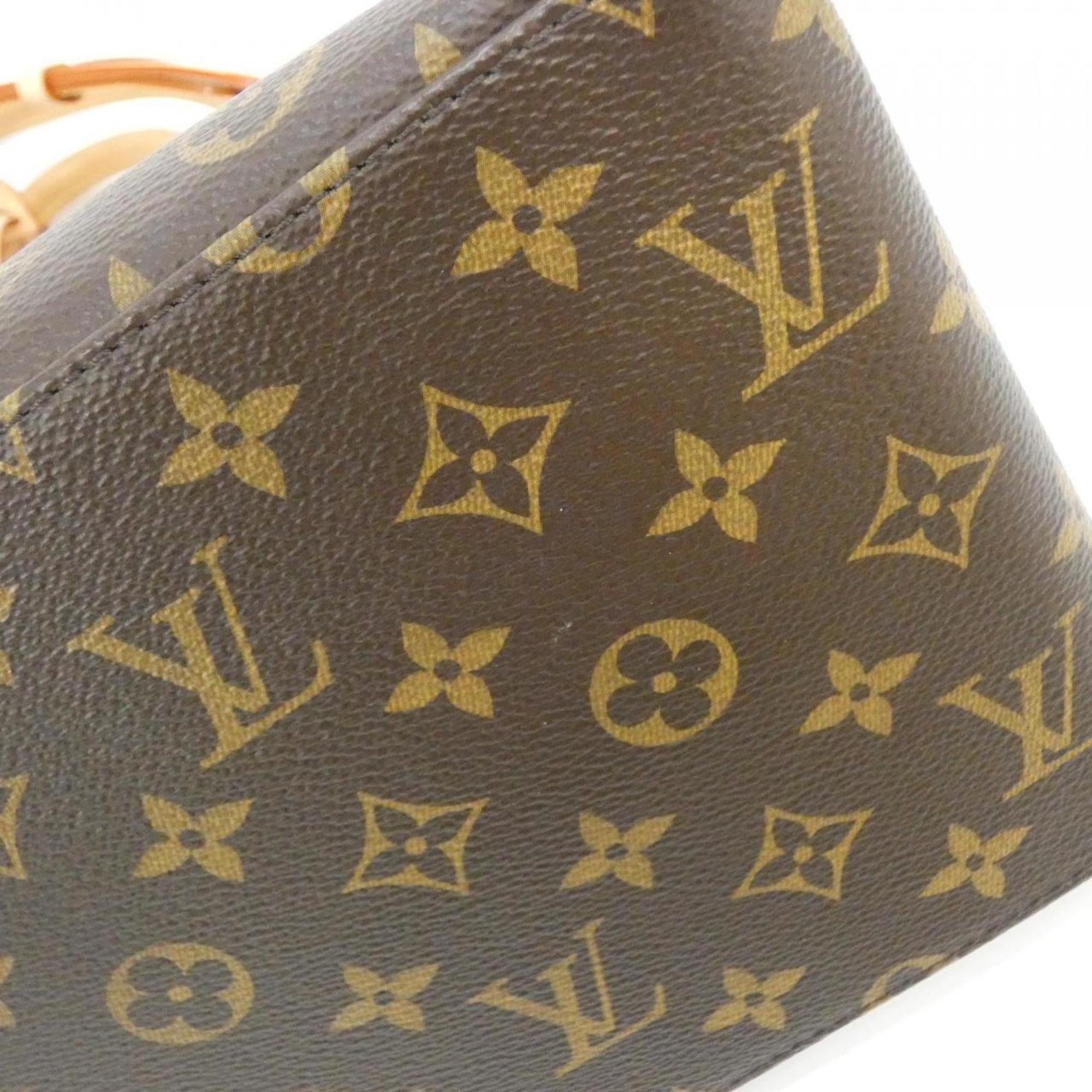 Louis Vuitton Marron Coated Canvas Handbag