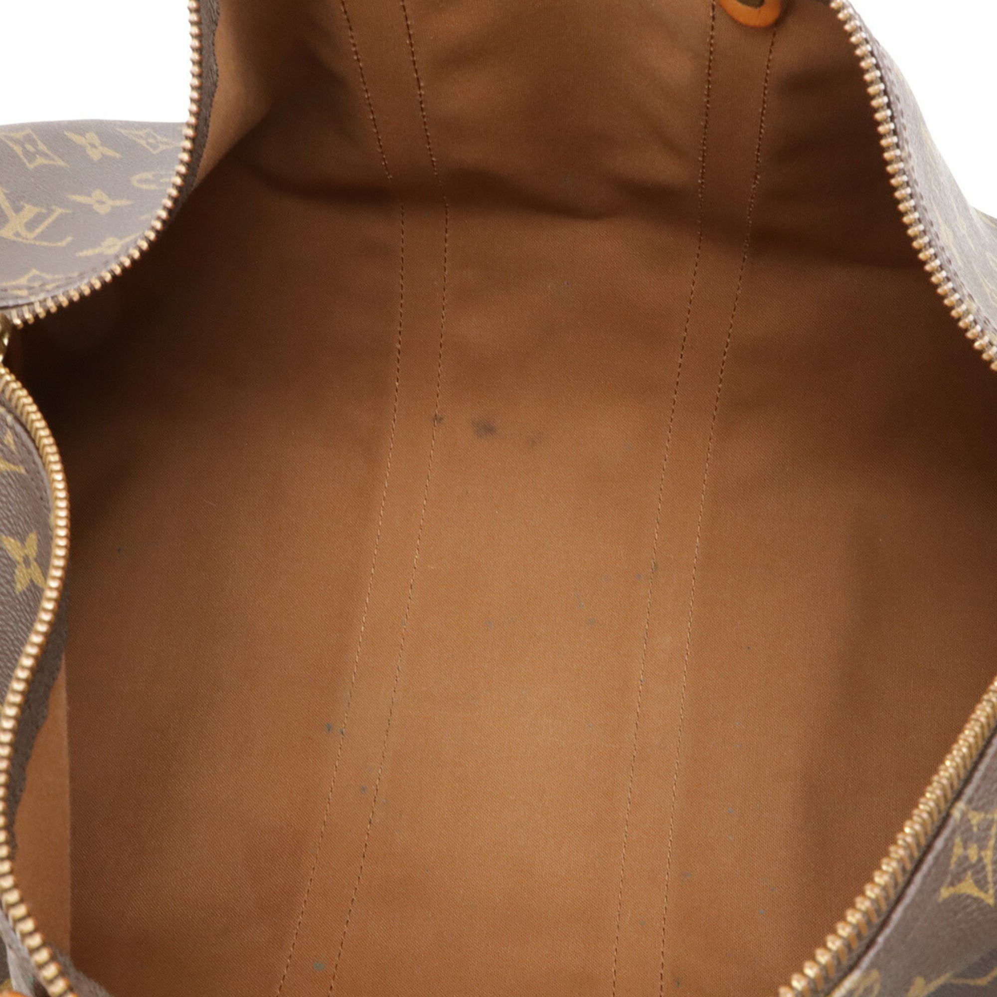 Louis Vuitton Brown Pvc Boston Bag Handbag