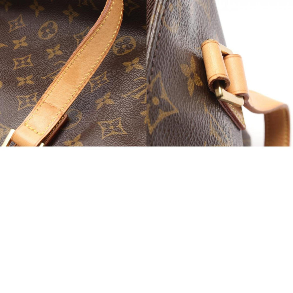Louis Vuitton Monogram Brown Coated Canvas Leather Shoulder Bag