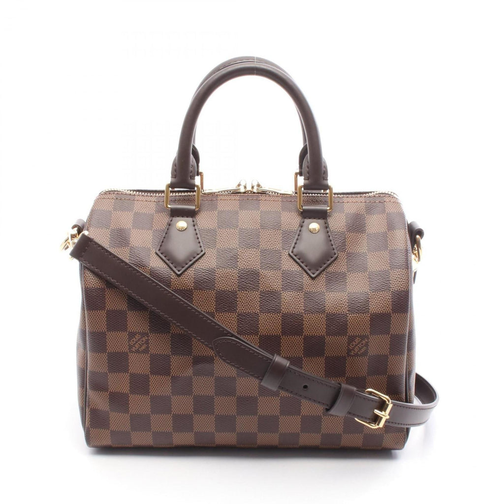 Louis Vuitton Brown Ebene Coated Canvas Leather Handbag