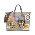 Gucci Beige Brown Gg Supreme Handbag (Pre-Owned)