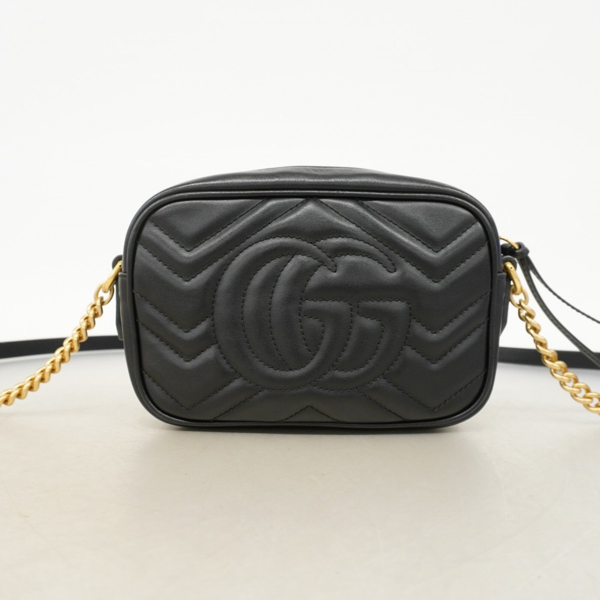 Gucci Black Leather Shoulder Bag (Pre-Owned)