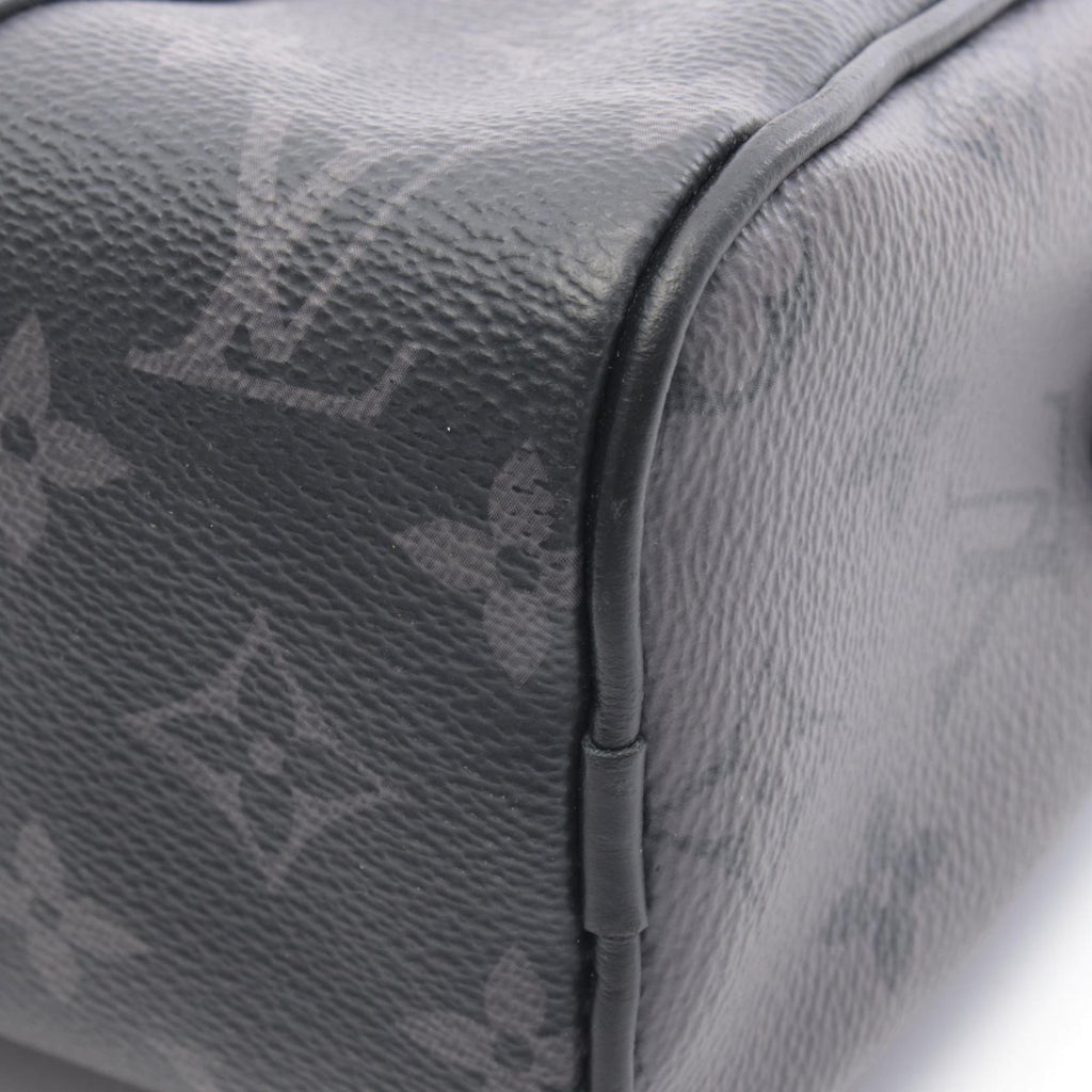 Louis Vuitton Black Coated Canvas Leather Handbag