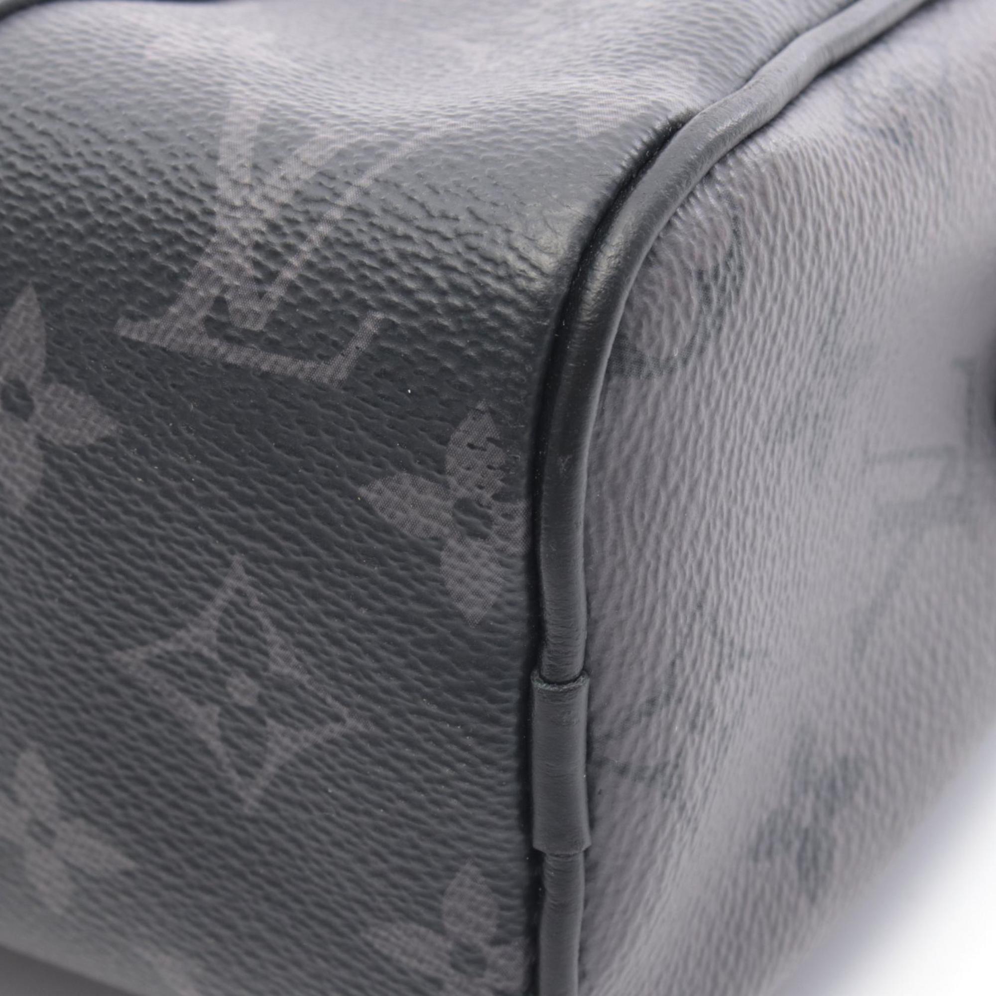Louis Vuitton Black Coated Canvas Leather Handbag