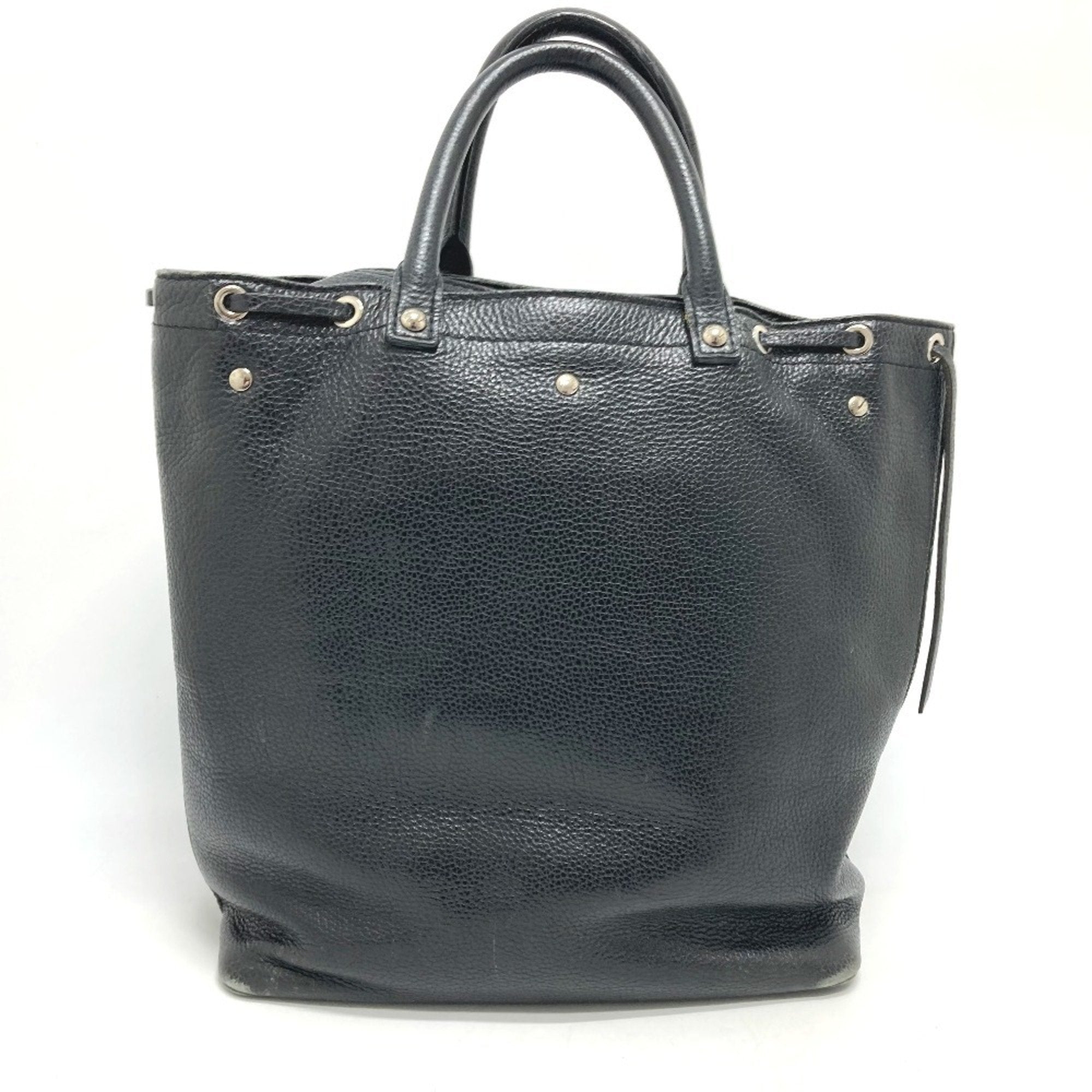 Louis Vuitton Black Noir Leather Tote Bag