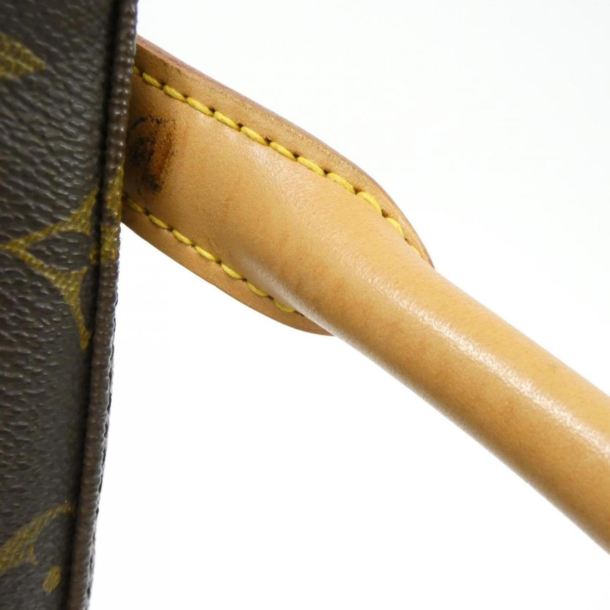 Louis Vuitton Brown Coated Canvas Shoulder Bag