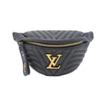 Louis Vuitton Black Leather Shoulder Bag