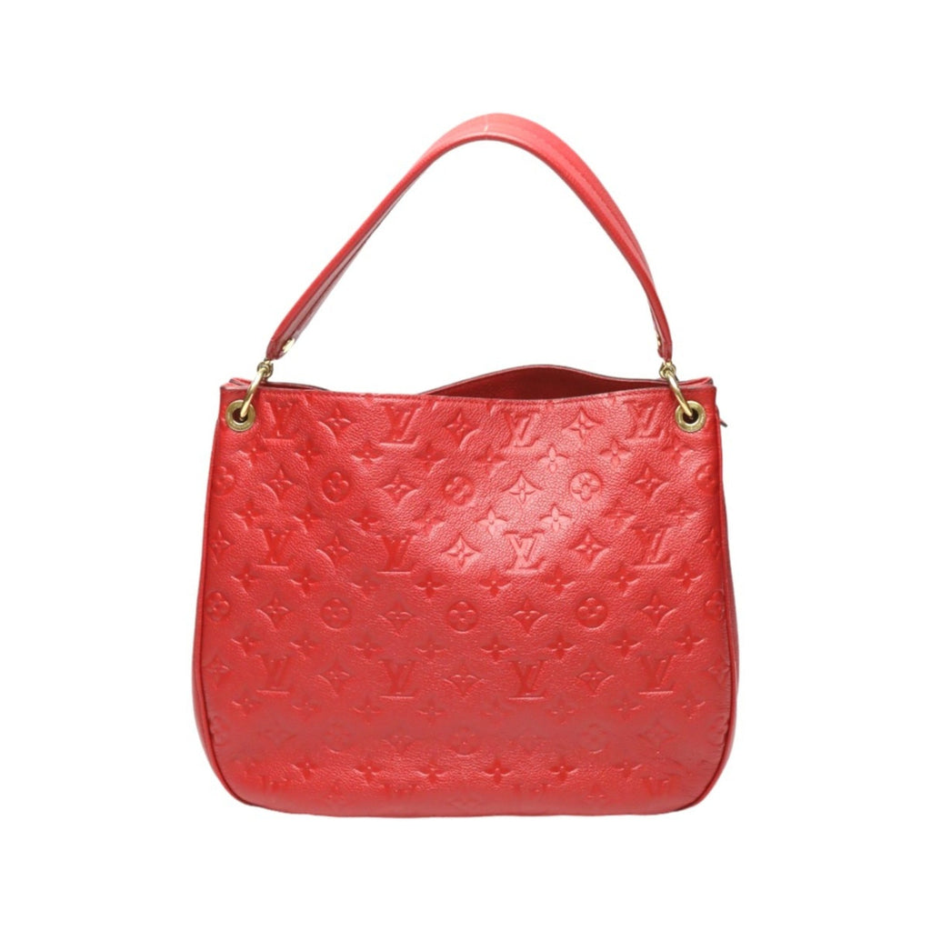 Louis Vuitton Red Color Monogram Empreinte Handbag