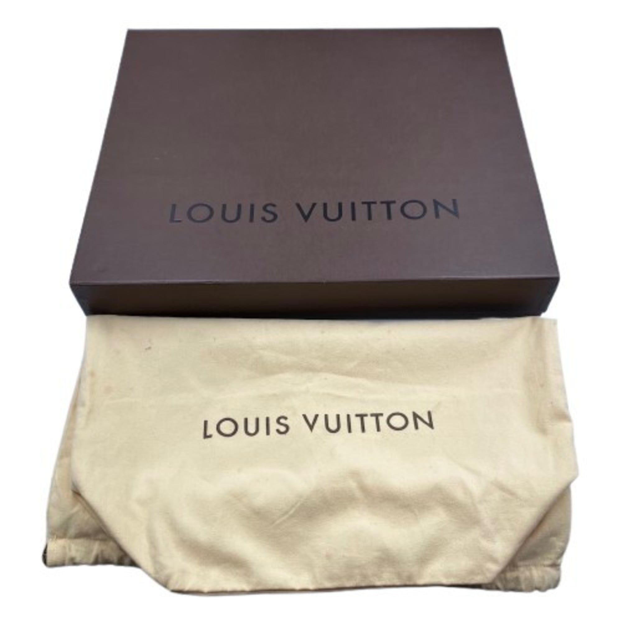 Louis Vuitton Brown Damier Canvas Pvc Tote Bag
