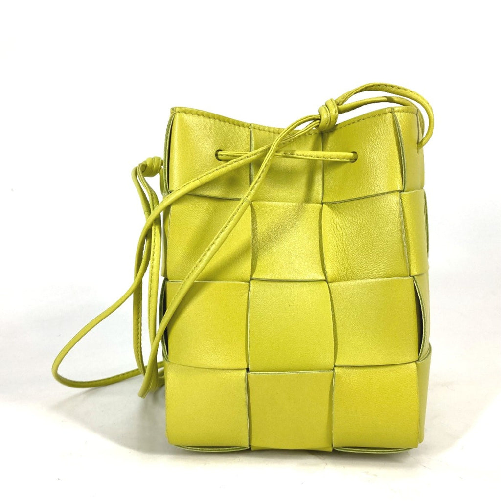 Bottega Veneta Green Leather Shoulder Bag
