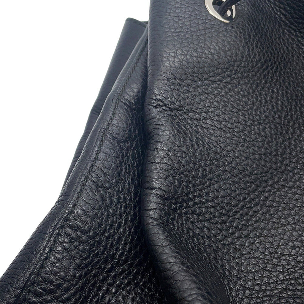 Gucci Black Leather Backpack Handbag (Pre-Owned)