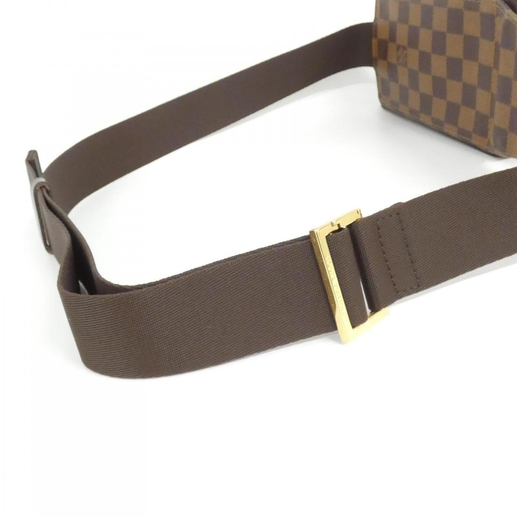 Louis Vuitton Brown Coated Canvas Shoulder Bag