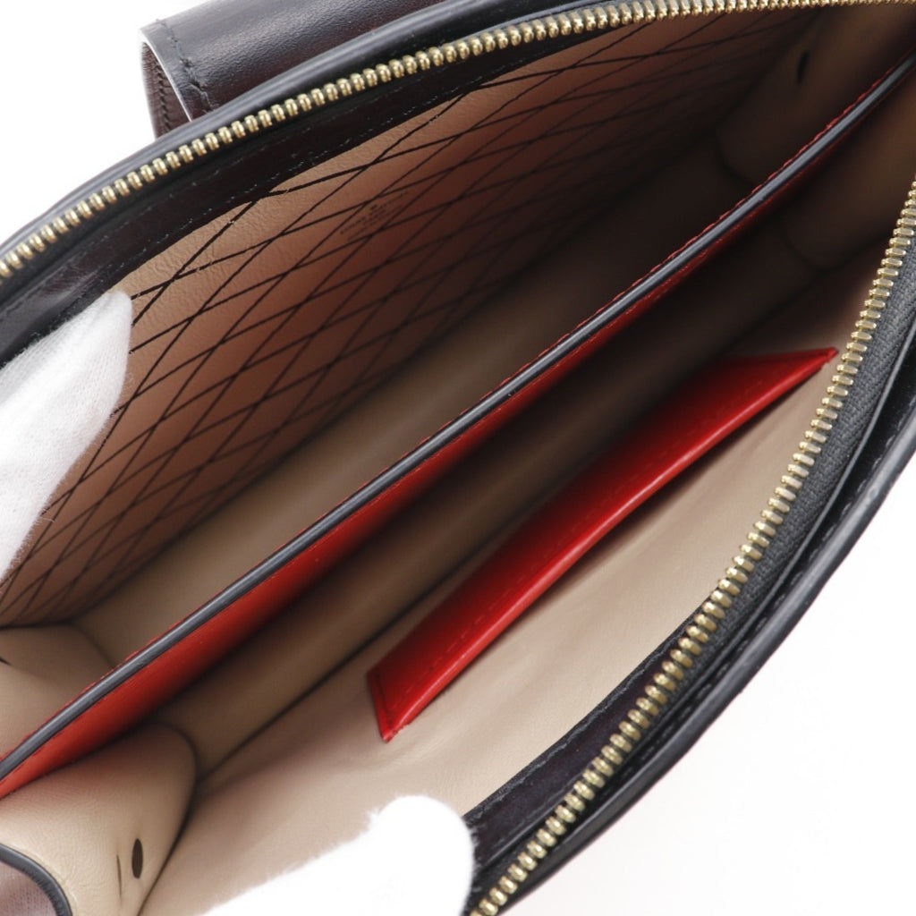 Louis Vuitton Epi Red Color Rouge Epi Leather Clutch Bag Shoulder Bag