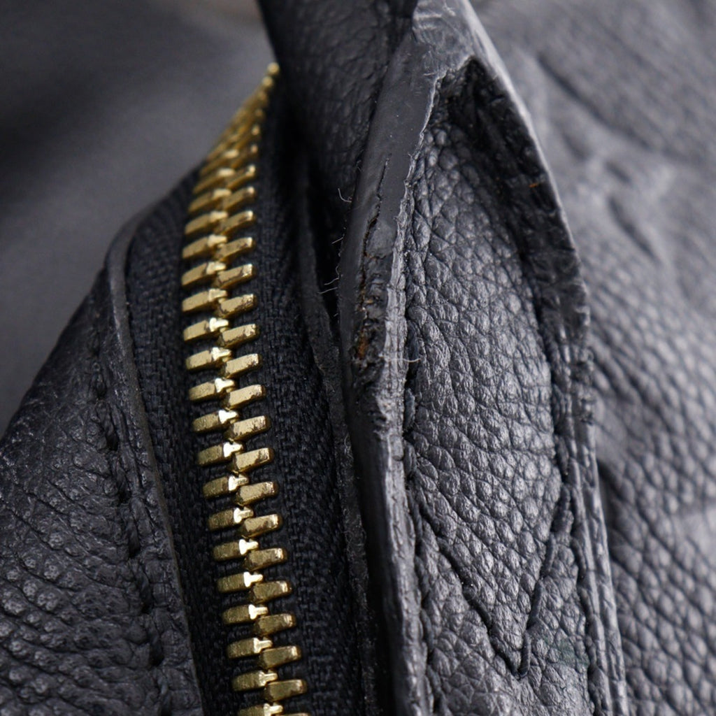 Louis Vuitton Black Noir Monogram Empreinte Handbag