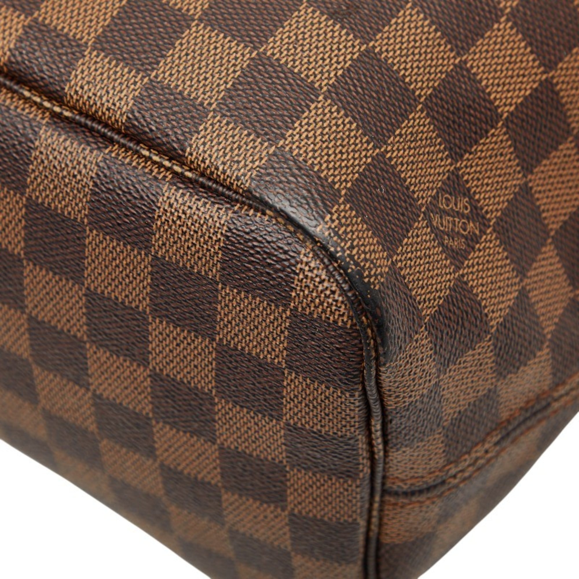 Louis Vuitton Brown Pvc Leather Tote Bag
