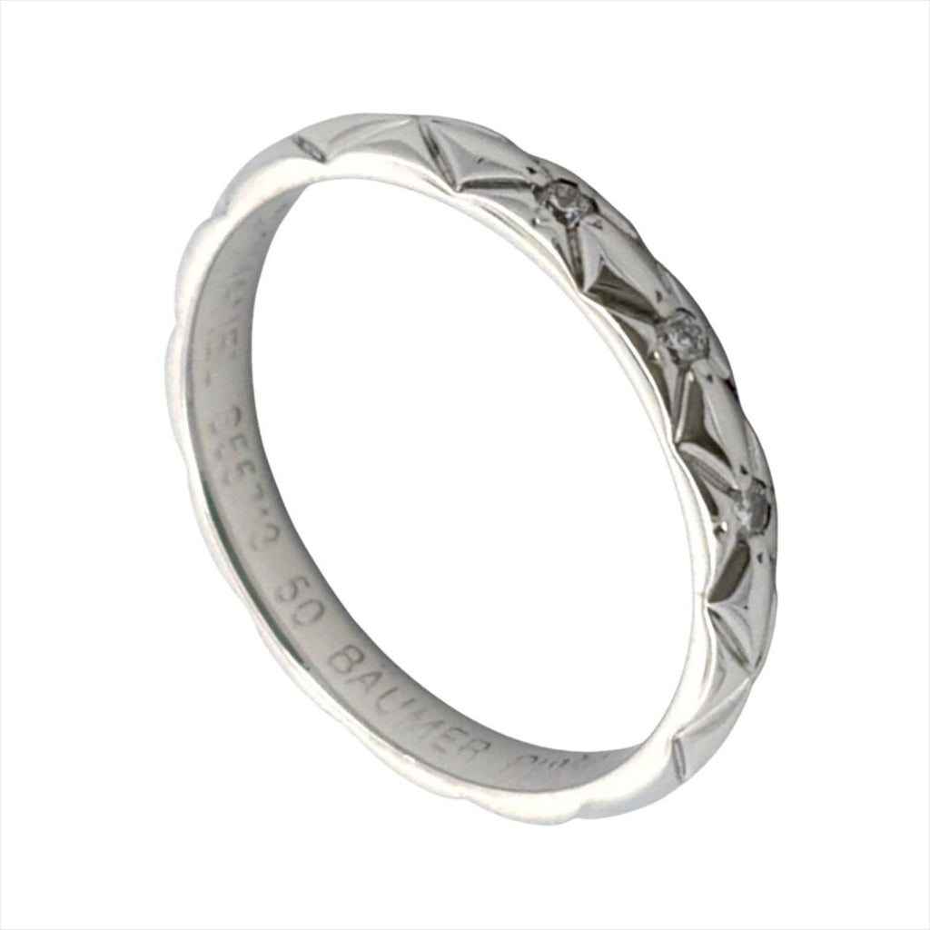 Chanel Platinum Platinum 950 Band Ring