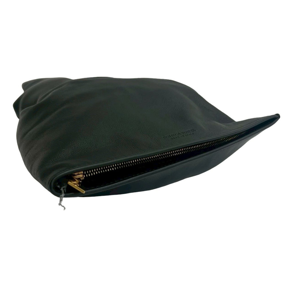 Bottega Veneta Black Leather Clutch Bag Handbag