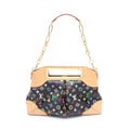 Louis Vuitton Black Noir Pvc Leather Handbag