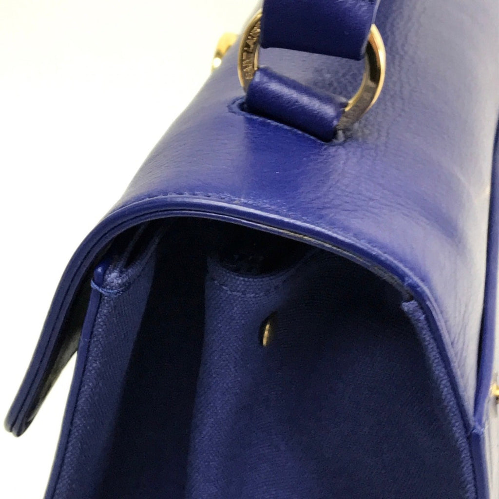 Saint Laurent Blue Leather Handbag (Pre-Owned)
